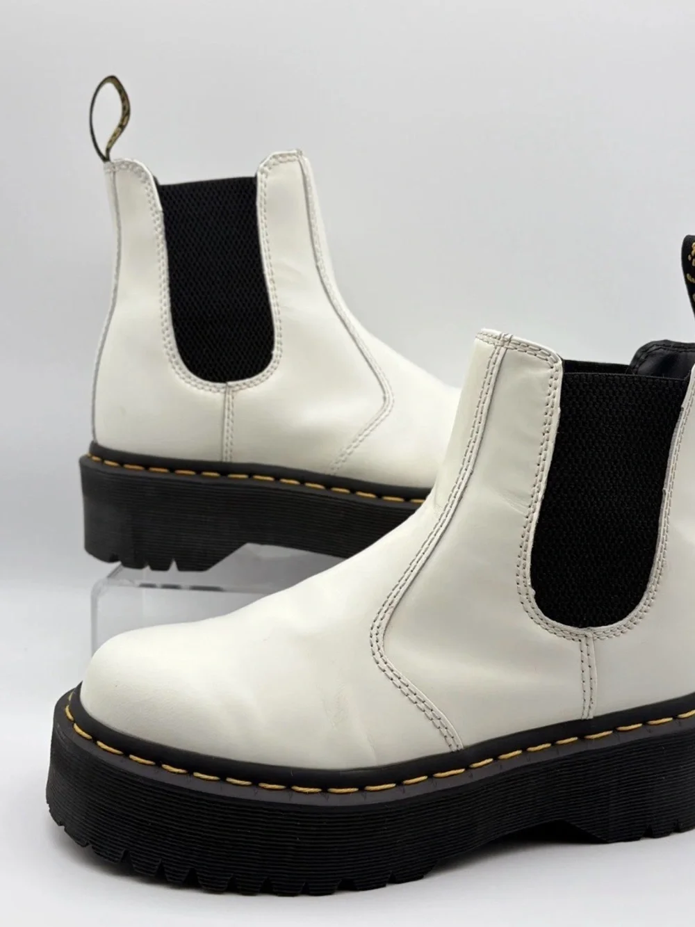 Dr. Martens bold white